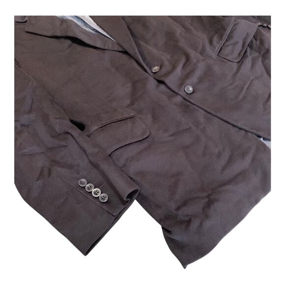 Tom James Blazer Men's Blue Velvet Size 40 Custom Suit Jacket Wedding - Picture 2 of 11